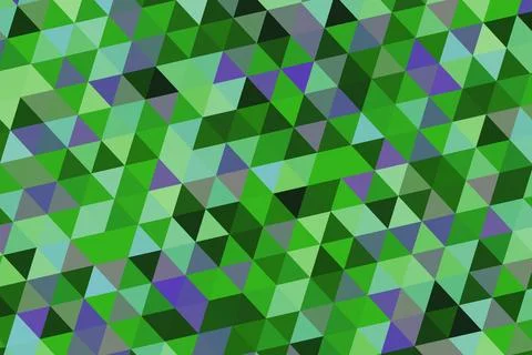 Abstract geometric pattern with green and purple triangles 스톡 일러스트