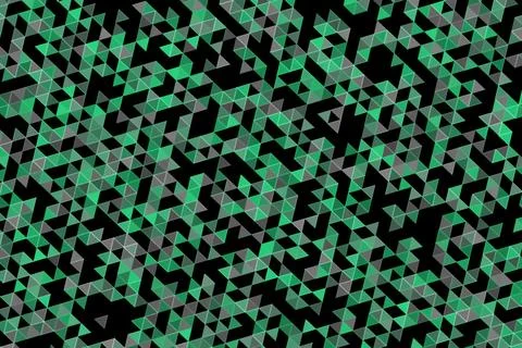 Abstract geometric pattern with green and black colors イラスト素材