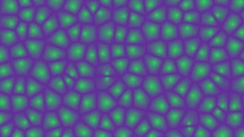 Abstract Geometric Pattern of Green and Purple Connected Shapes for Design Stock Illustration