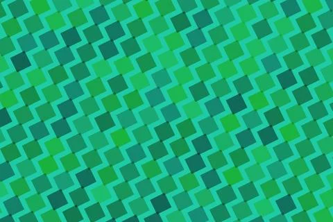 Abstract geometric pattern with green and blue squares Illustrazione stock