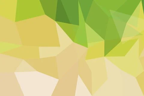 Abstract geometric pattern with green and beige colors Stock Illustration