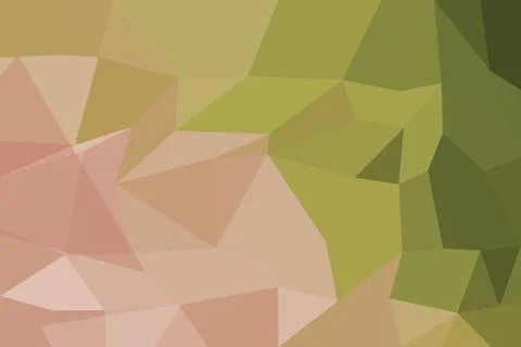 Abstract geometric pattern with green and pink shades Stock Illustration