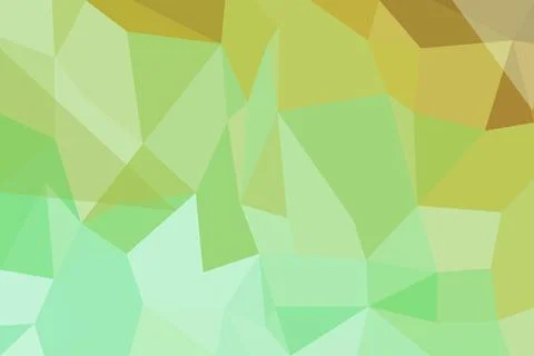 Abstract geometric pattern with green and yellow shades Stock Illustration