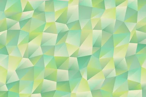 Abstract geometric pattern with green and yellow shades Stock Illustration