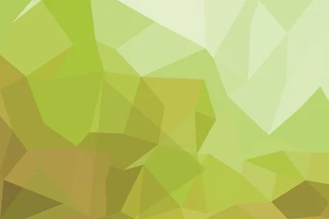 Abstract geometric pattern with green and yellow shades Stock Photos