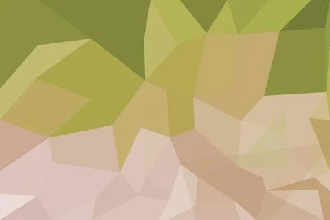 Abstract geometric pattern with green beige shades Stock Illustration