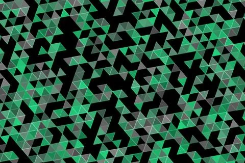 Abstract geometric pattern with green black and gray colors Stockillustratie