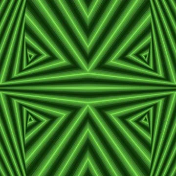 Abstract geometric pattern in green colors Stock Illustration