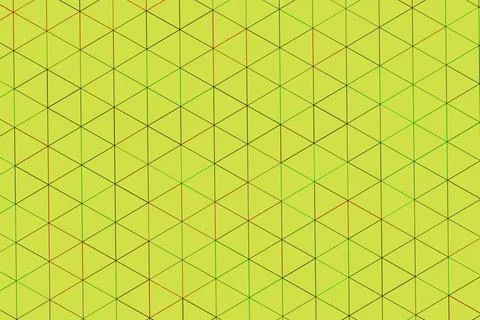 Abstract geometric pattern with green lines and shapes Illustrazione stock
