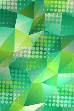 Abstract Geometric Pattern Green Stock Photos