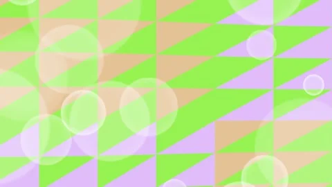 Abstract Geometric Pattern with Green Shapes. Stock Footage 328998719