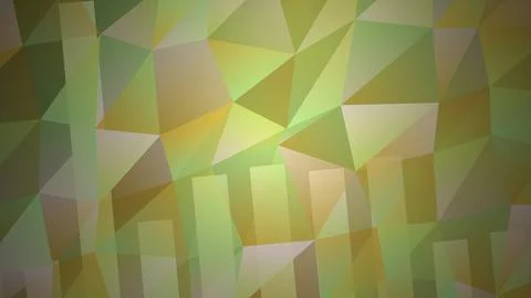 Abstract geometric pattern with green yellow shades Stock Illustration