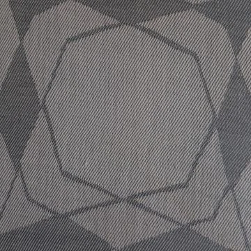 Abstract geometric pattern on grey fabric texture Stock Photos