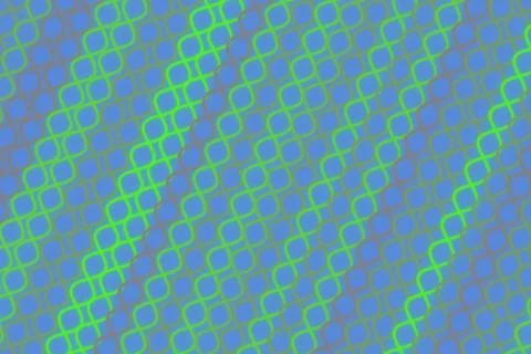 Abstract geometric pattern with hexagons in blue green colors Foto stock