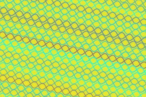 Abstract geometric pattern of hexagons in yellow green blue Foto stock