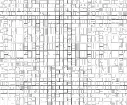 Abstract geometric pattern. High tech structure Stock Illustration