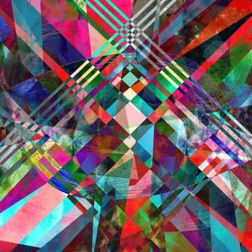 Abstract geometric pattern Illustrazione stock