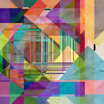 Abstract geometric pattern Illustrazione stock