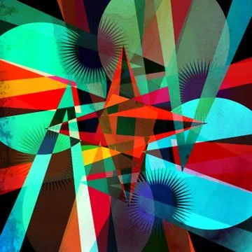 Abstract geometric pattern Stock Illustration