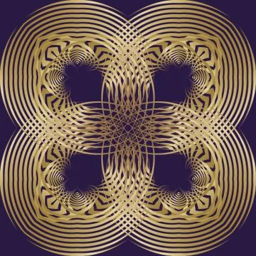 Abstract geometric pattern. Illustrazione stock