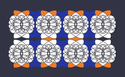 Abstract Geometric Pattern 스톡 일러스트