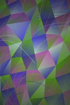 Abstract Geometric Pattern 库存插图
