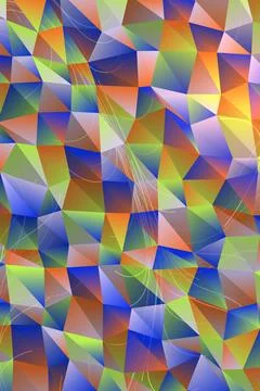 Abstract Geometric Pattern 库存插图