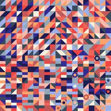 Abstract geometric pattern, illustration, vector Illustrazione stock