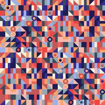 Abstract geometric pattern, illustration, vector Stock Illustration