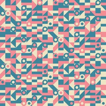 Abstract geometric pattern, illustration, vector Stock Illustration