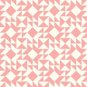 Abstract geometric pattern inspired by duvet quilting Stock Illustration