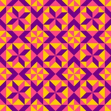 Abstract geometric pattern inspired by duvet quilting Stock Illustration