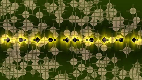 Abstract geometric pattern of interlocking hexagons, modern background desi.. Stock Footage 339480949