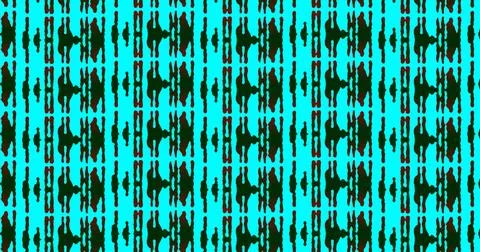 Abstract Geometric Pattern of Interlocking Triangles on a Teal Background Stock Illustration