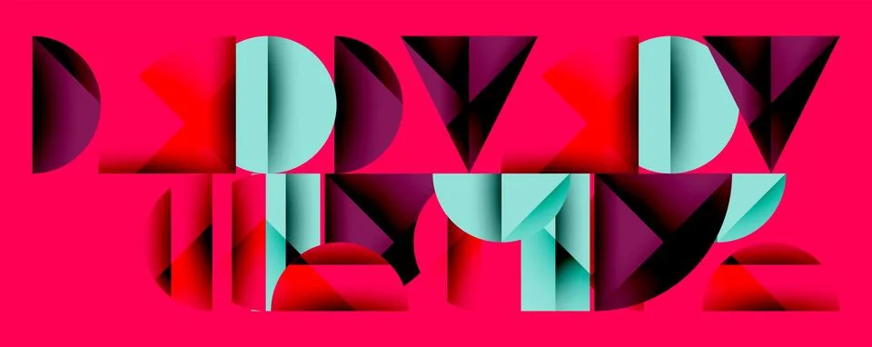 Abstract geometric pattern with intersecting circles and triangles in gradi.. イラスト素材