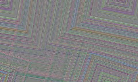 Abstract geometric pattern with intersecting lines in muted grey, purple, a.. Stock Illustration