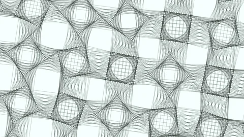 Abstract geometric pattern intricate lines and shapes form an alluring Stock Footage 267046845