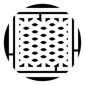 Abstract geometric pattern lattice with oval shapes Stock Illustration