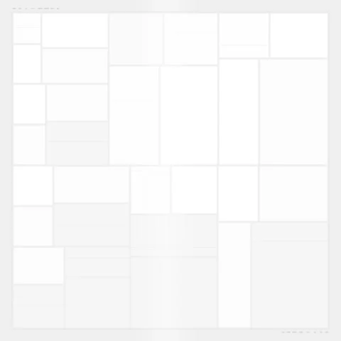 Abstract Geometric Pattern of Light Gray Squares and Rectangles, Minimalist.. Stock Footage 347810567