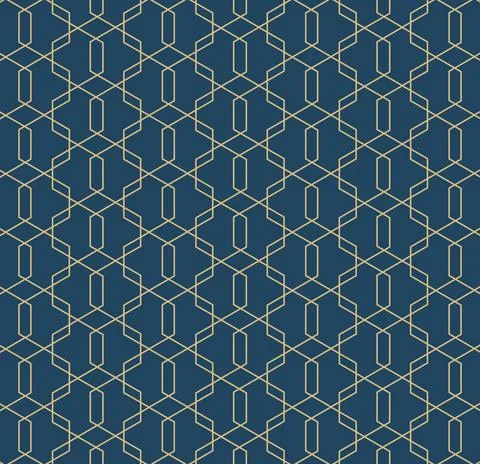 Abstract geometric pattern with lines and rhombuses A seamless vector Stock Illustration