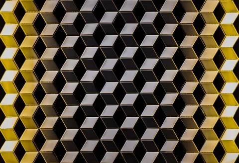 Abstract geometric pattern with lines for background, Square lines art Grad.. Stock Photos