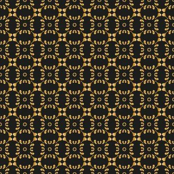 Abstract geometric pattern with lines, rhombuses A seamless background. Dark  Stock Illustration