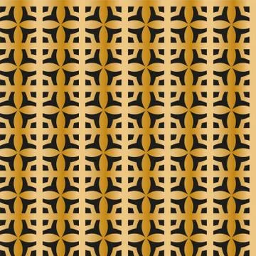Abstract geometric pattern with lines, rhombuses A seamless background. Dark  Stock Illustration