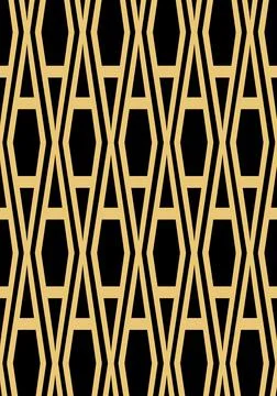 Abstract geometric pattern with lines, rhombuses. A seamless vector Stock Illustration