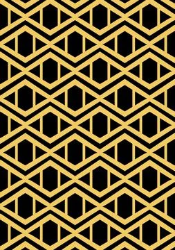 Abstract geometric pattern with lines, rhombuses. A seamless vector Stock Illustration