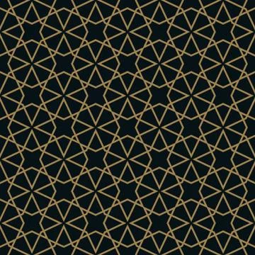 Abstract geometric pattern with lines. A seamless vector background. Blue bla Stock Illustration