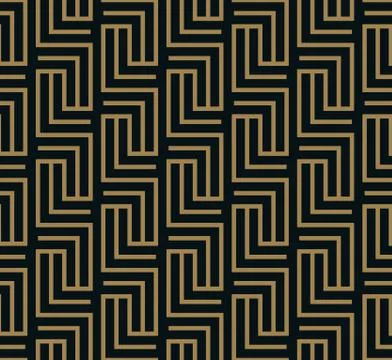 Abstract geometric pattern with lines. A seamless vector background. Blue bla Stock Illustration