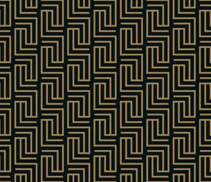 Abstract geometric pattern with lines. A seamless vector background. Blue bla Stock Illustration