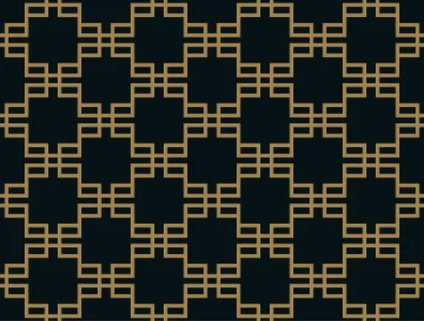 Abstract geometric pattern with lines. A seamless vector background. Blue bla Stock Illustration