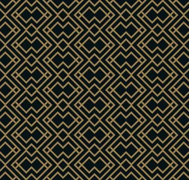 Abstract geometric pattern with lines. A seamless vector background. Blue bla Stock Illustration